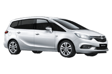 Car Hire Malvern - Vauxhall Zafira 7-Seater - Minibus hire Malvern